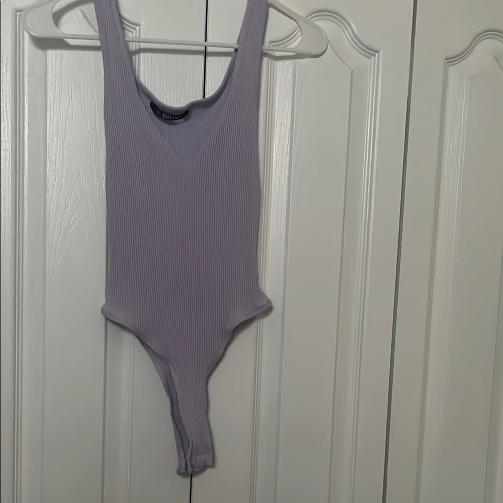 SHEIN Purple Bodysuit Tank Top